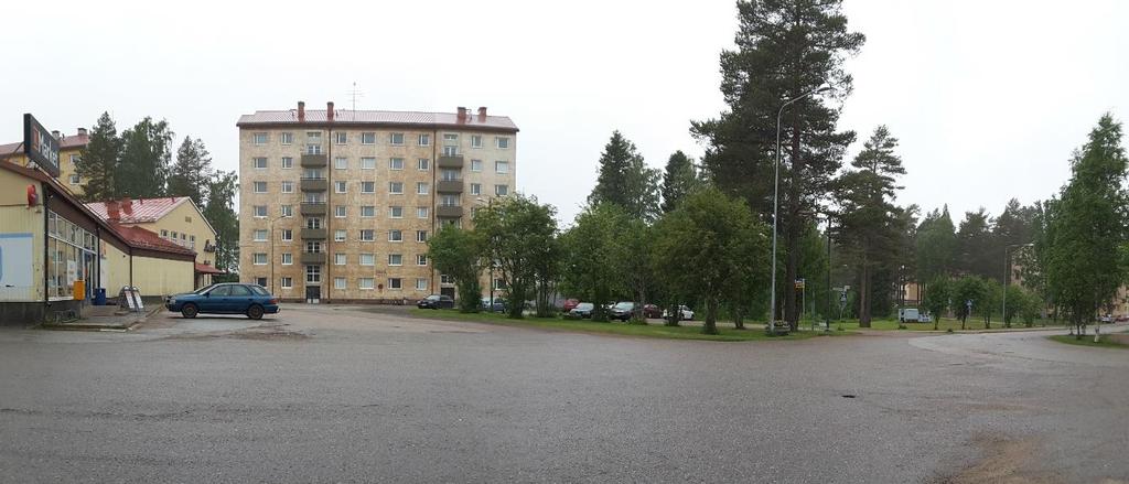 nykyisen K-marketin edustalla. Kuva 5.