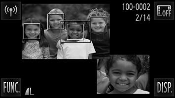 Katseleminen Tarkennuksen tarkistaminen Stillkuvat Voit tarkistaa kuvien tarkennuksen suurentamalla kuvan kuvauksen aikana tarkennusalueessa ollutta kohtaa. Tarkista tarkennus. Kosketa kohtaa l (s.