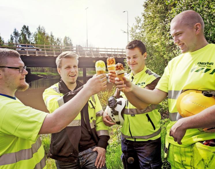 Yhteistyöstä voimaa Destian ydinliiketoimintoja tukevat kumppaniverkostot, mm.