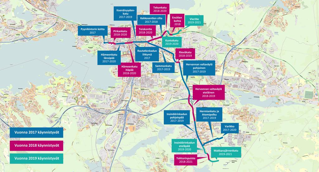 Liite 1 hankkeen rakentamiskustannuksista, kuitenkin enintään 71 milj. euroa siten, että 1. vaiheen osuus on enintään 55,05 milj. euroa ja 2. vaiheen osuus enintään 15,95 milj. euroa. Raitiotieallianssin osan 1 kehitysvaiheeseen saatiin valtiontukea 3,06 milj.