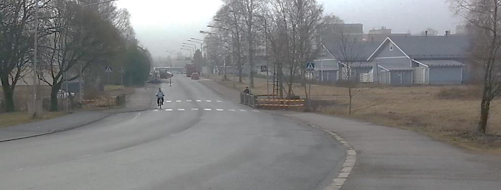 Rautatienkatu Kartanonkadun suunnasta,