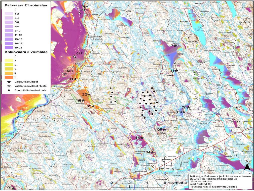 FCG FINNISH CONSULTING GROUP OY VE1, VE2 ja VE3 4 (67) 7.5.2015 Näkymäalueanalyysi ja valokuvasovitteet Kuva 2.