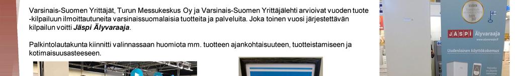Best product in Southern Finland 2017 Jäspi Älyvaraaja (Jäspi Smart Grid water heater) Jäspi Älyvaraaja (intellekt beredare) Energi Messan i Tammerfors 25.10.