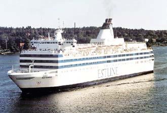 Estonia oli 155 metrin pituisena vajaat kaksi kolmasosaa Titanicista.