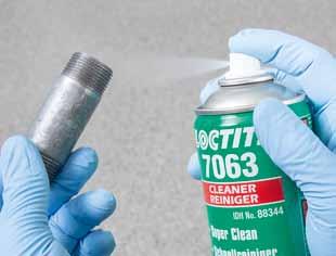 LOCTITE 55 Kierretiivistenauha Kierre: muovi Väri: valkoinen Suurin kierrekoko: Testattu kokoon R4 asti Lähtömomentti: - Työskentelylämpötila: -55 - +130 C Kuvaus Kyllästetty kovettumaton