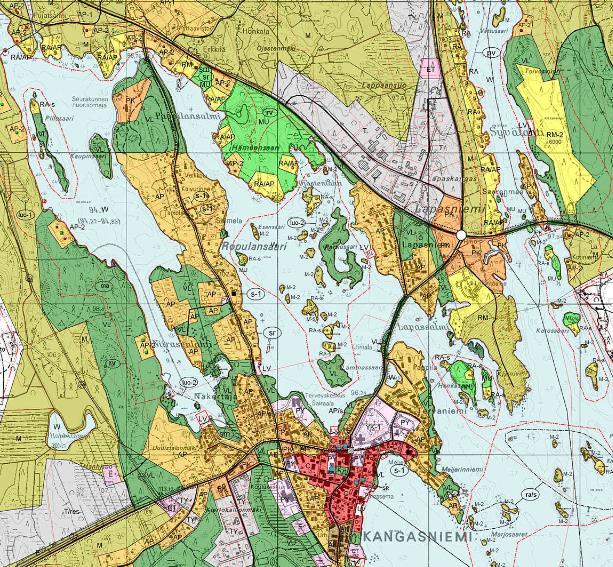 SALMELA MAANKÄYTÖNSUUNNITTELUN TAUSTASELVITYS Case: Salmelan leirikeskus RISTEYS-KIVINIEMI Tutkielma Kangasniemen majoituspalvelujen sijoittumisesta: -