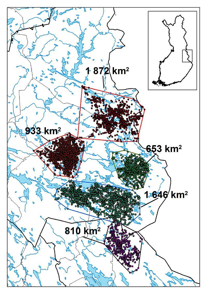 REVIIREJÄ (GPS-paikannukset) ja LAUMAKOKO