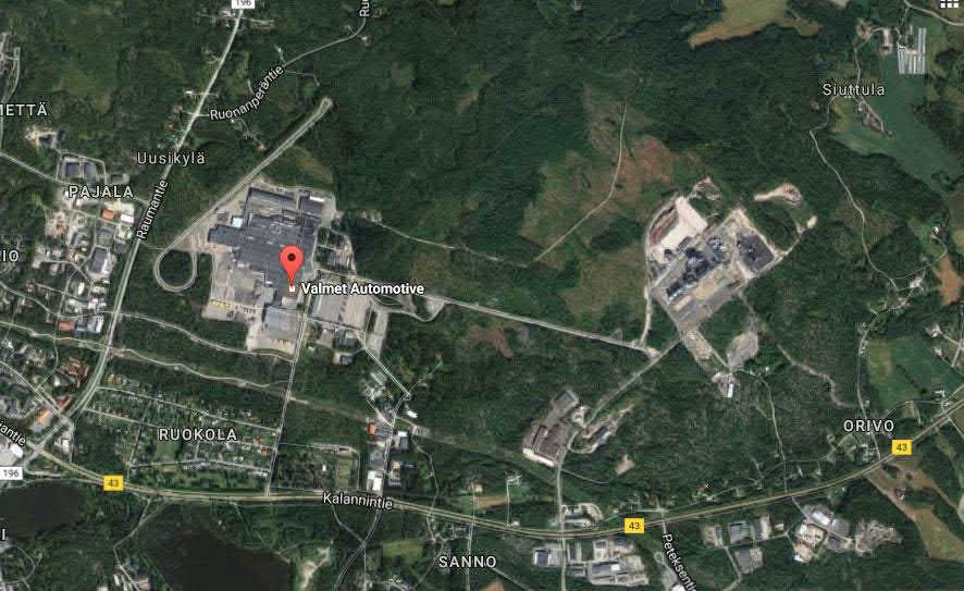 memo HSE/Mika Pietilä 1/1 07.06.2017 LAITOKSEN SIJAINTIPAIKKA Tehdas sijaitsee Uudenkaupungin keskustasta noin 1,6 km koilliseen Uusikaupunki Laitila kantatien nro 43 varrella.