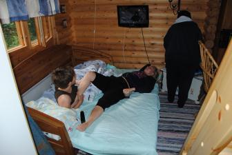 Tankkasin veneen saareen päästyäni. La 25.8.