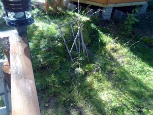 talvivalmisteluja Ilma +14 C, vesi 14 C Aamusta otin vesijohdon pois, renkaan kivestä ja laitoin