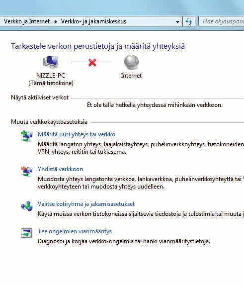 Tällöin voit saada ilmoituksen, että internetyhteytesi on rajoitettu. Jaetut kansiot. Valitse jaetut kansiot, jos ongelma on sisäisessä jakamisessa, kun haluat esim.