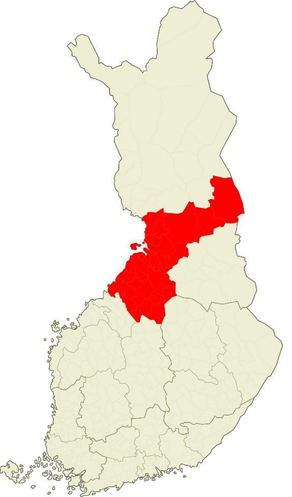 m 3 /v Pohjois-Pohjanmaa metsähakepotentiaali 1800000 1600000 1400000 1200000