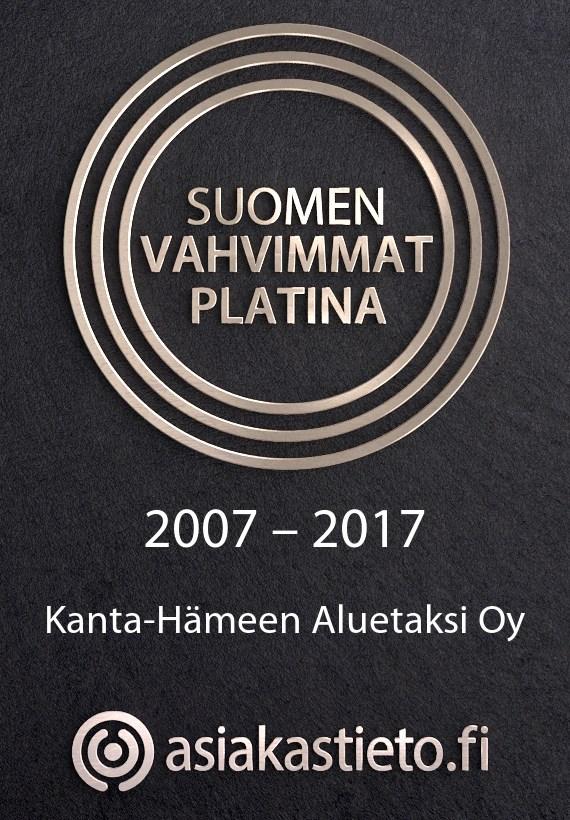 2017 Kanta-Hämeen Aluetaksi Oy:n