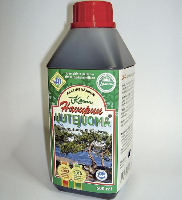 Alkuperäinen KARIN HAVUPUU-UUTEJUOMA Raikas juoma, joka on valmistettu kotimaisesta länsirannikon männystä.