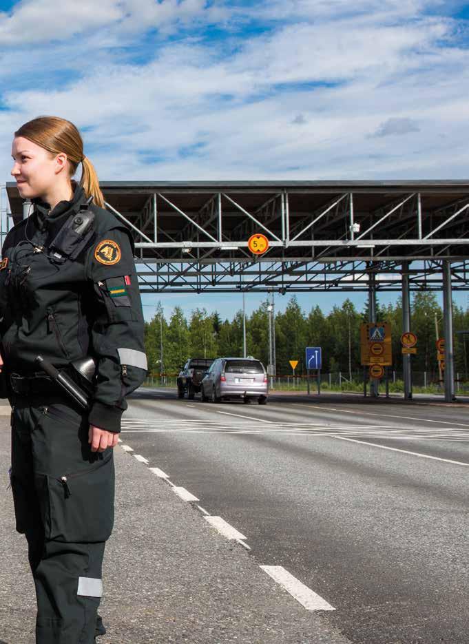 le rajanylityspaikkojen kautta Venäjälle.