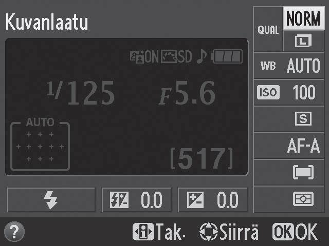 1 7 8 9 10 11 12 13 14 P-painike 23 24 2 15 25 3 4 26 5 27 28 6 29 30 16 17 18 19 1 Kuvaustila i automaattinen/ j automaattinen (ei salamaa)...13 Kuvausohjelmat...17 Opastila...21 P-, S-, A- ja M-tilat.