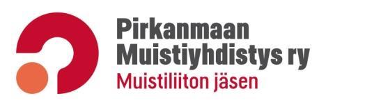 Pirkanmaan Muistiyhdistys ry Taustaa Potilas- ja omaisyhdistys, Muistiliiton paikallinen toimija Pirkanmaa ja Huittinen Kuusitoista paikallisosastoa Toimintamuodot: Muistisairauksien