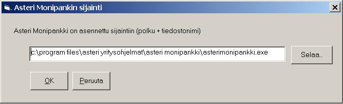 Asteri Monipankki KÄYTTÖOHJEET 39/46 Asteri Isännöinti - KTL-muotoisten viitesuoritusten nouto - camt.