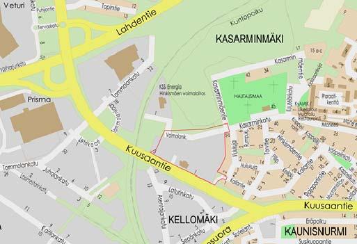 1. PERUS- JA TUNNISTETIEDOT 1.1. Tunnistetiedt Kunta KOUVOLAN KAUPUNKI Alueen nimi Pariin alue (aava nr 02/005) Asemaaavan muuts Asemaaavan muuts see aupunginsan 2, Kaunisnurmi, rttelin 2049 saa seä puist- ja atualueita.
