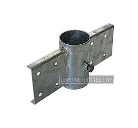 Tuotenumero Kilven korkeus mm 940 290 90 mm 940 291 120 mm 940 292 140 mm 940 293 160 mm 940 294 180 mm 940 295 200 mm 2 suuntainen kiinnike Erittäin vahva kiinnike. Fe37B. Kuumasinkitty.