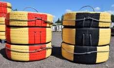 Törmäyshidaste Tuotenumero 940 642 Musta/keltainen 940 644 Kelta/punainen Maalattuja renkaita