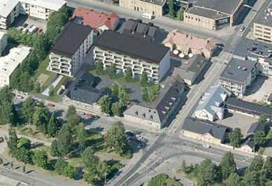 KAUPUNGIN SYDÄMESSÄ, PIELISJOEN RANNALLA J oensuun Kirjaltajan kotien sijainti on Joensuun mittakaavassa ainutlaatuinen.