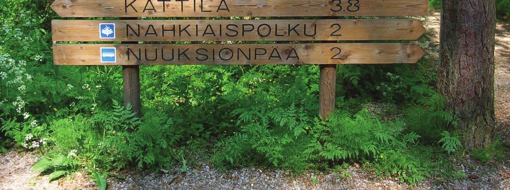 Kattila, Luukkaa, Vakkoi ja Salmi. Espoon omistuksessa on kaksi aluetta: Nuuksio ja Oittaa.