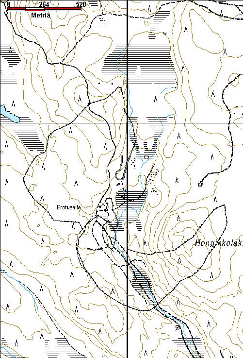 697 Kohdetyyppi: 9 Valmistuspaikat/työpaikat Copyright: Metsähallitus 2008