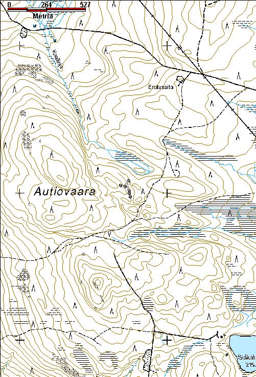 784 Kohdetyyppi: 5 Puolustusvarustukset Copyright: Metsähallitus 2008