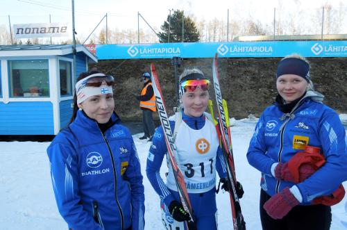 Kolme kultaa 2014, -15 ja -16 Erika Jänkä,