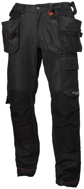 76502 MJOLNIR RIIPPUTASKUHOUSUT - materiaali 85% Cotton Cordura, 15% polyamidi - 318 g/m² - vahvikkeet 100% Cordura - 219 g/m² - tyylikkäät ja hyvin istuvat työhousut - joustava vyötärö: erittäin