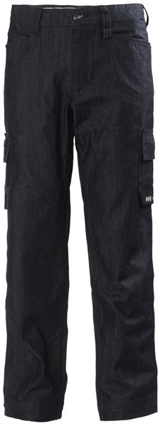 76566 DURHAM FARKKUMALLI - materiaali 100 % puuvilla - 298 g/m² - normaali istuvuus - Helly Hansen Workwear logopainatus - vyölenkit - lenkki henkilökortille vyölenkin alla HH76566-990-C46 C46 1/12