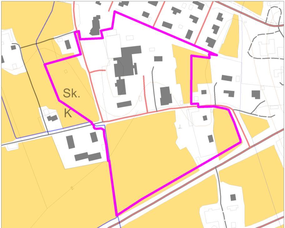 4 Kuva 2. Kaavanmuutoksen rajaus. 2.3 Asemakaavan toteuttaminen Kaavanmuutos koskee lähinnä Kvevlax skolan YO-1-tonttia sekä koulun eteläpuolella olevaa MT-aluetta, joka osoitetaan YO-1-alueeksi.