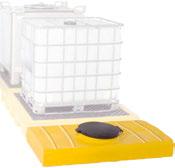 MATALAT HDPE-VALUMA-ALTAAT IBC-SÄILIÖILLE Yhteenliitettävät valuma-altaat - Voidaan koota asiakkaan toiveiden mukaan - Loputtomat mahdollisuudet MATALAT HDPE-VALUMA-ALTAAT IBC-SÄILIÖILLE