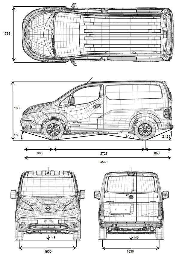 TEKNISET TIEDOT PAINOT Van 4-doors Comfort / Comfort plus Van 4 -doors Premium Van 5 -doors Comfort/Comfort Plus Van 5 -doors Premium Kokonaismassa, kg 2 250 2 220 2 220 2 220 Akselilimassa edessä,