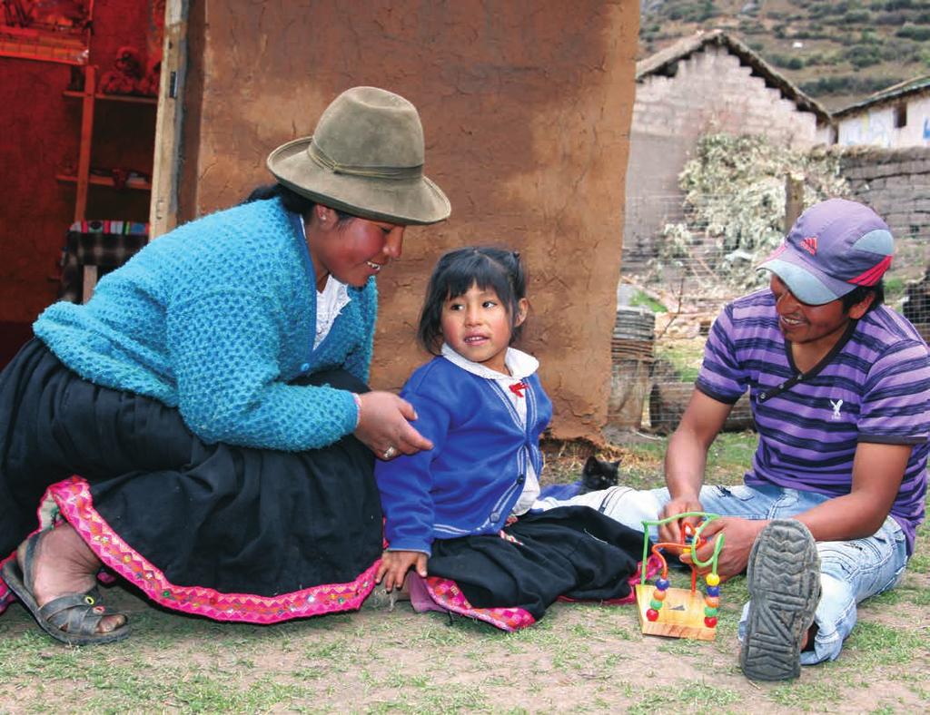 Peru Kaksi terveyspistettä tavoittaa 4 500 lasta. Raportointikautena Perussa toteutettiin kolmea aluekehitysohjelmaa, joissa kaikissa jatkettiin aikaisempien vuosien tapaan kummihankkeita.