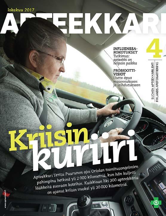 MEIDÄN APTEEKKI -henkilöstölehti apteekin koko henkilökunnalle (4 numeroa/vuosi) TERVEYDEKSI!