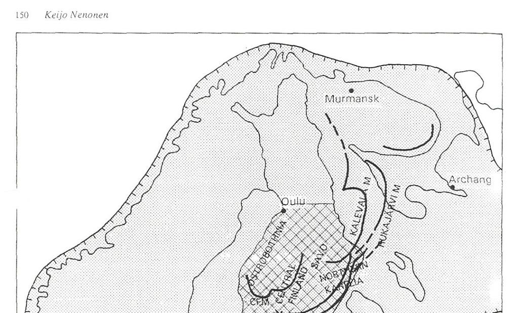 Suomen reunamuodostumat: I, II ja