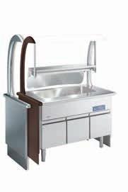 10 electrolux Itsepalvelu Neutraalit yksiköt Neutraaliyksiköt saa alakaapilla, johon saa GN johteet tai ns. siltamallisina.