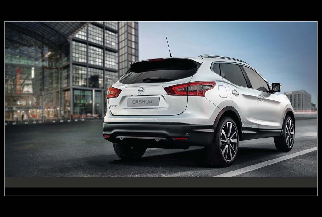 TYYLIKÄS NISSAN QASHQAI PUHDASTA TARKOITUKSENMUKAISUUTTA ROHKEA, URHEILULLINEN JA KUNNIOITUSTA HERÄTTÄVÄ: kaikkien aikojen edistyksellisin QASHQAI on