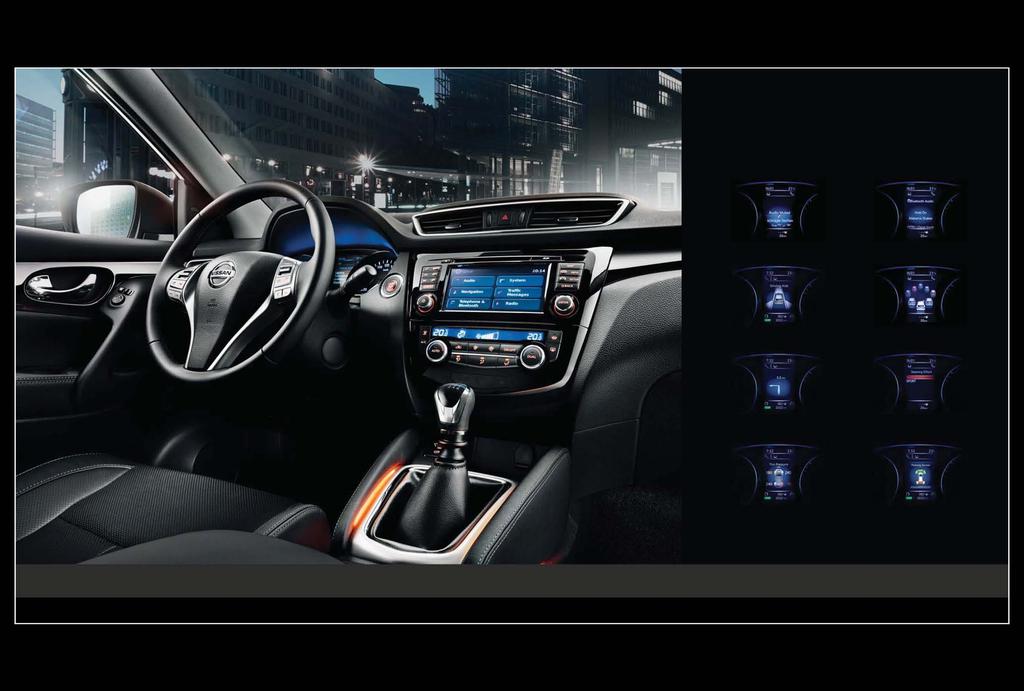 NISSAN ADVANCED DRIVE-ASSIST DISPLAY INNOVAATIO SILMIESI EDESSÄ AJAESSASI TEET JATKUVASTI VASTUULLISIA PÄÄTÖKSIÄ ja sinun on oltava tietoinen siitä, mitä ympärilläsi tapahtuu: Advanced Drive - Assist