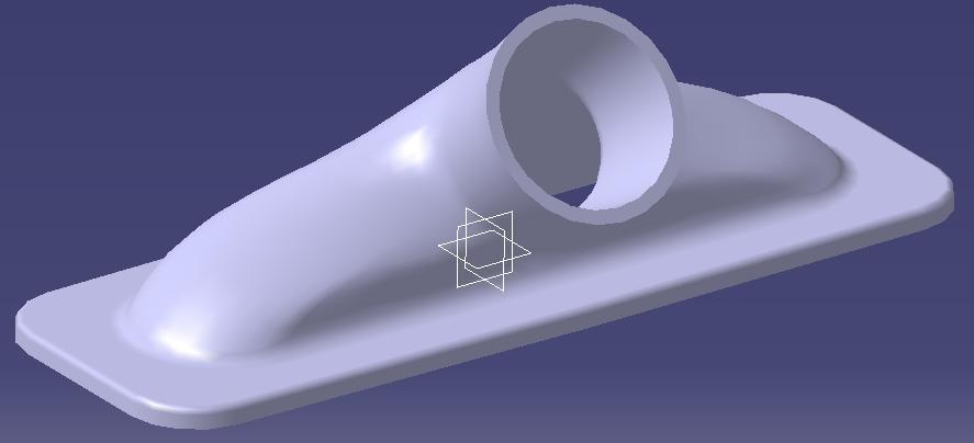 Insert Operations Join Generative Shape Design Luo tilavuuskappaleen suljetusta pinnasta.