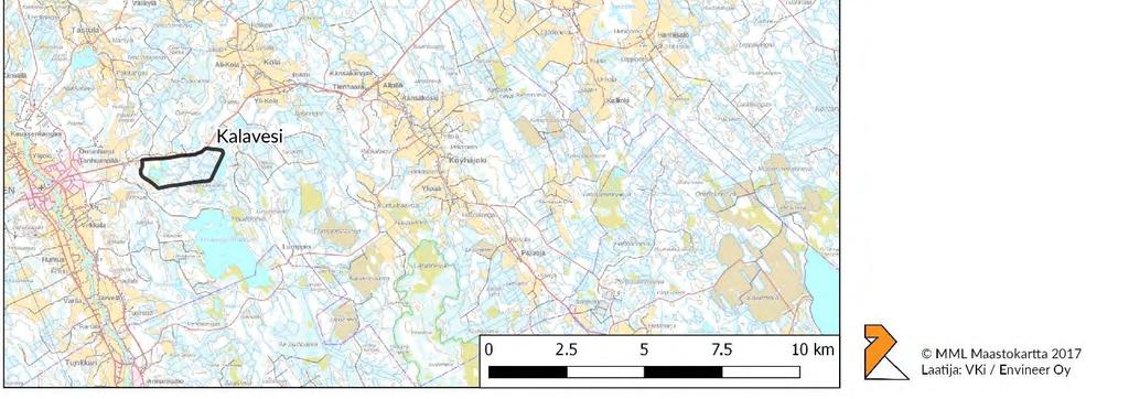 2 LITIUMKARBONAATIN VALMISTUS KEMIANTEHTAALLA, YVA-HANKE Kalaveden rikastamolla muodostuva spodumeenirikaste on suunniteltu kuljetettavaksi Kalavedeltä edelleen Kokkolaan rakennettavalle