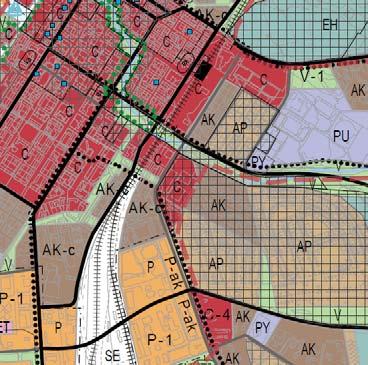 20.11.2015 3/5 Sivu 4 Uuden Oulun yleiskaavaluonnos Ehdotusvaiheessa olevassa Uuden Oulun yleiskaavassa suunnittelualue on palvelujen ja asumisen alue (P-ak).