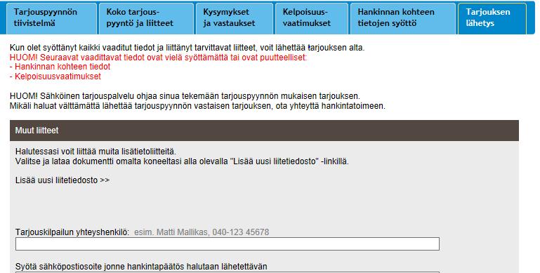 Liitteet ja niiden lähettäminen Soveltuvuutta osoittavat pyydetyt liitteet on liitettävä ko.