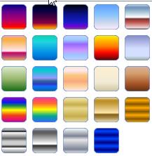 värin voi vaihtaa Fill (Täyttö)-välilehdellä Solid fill (Tasainen täyttö) voi