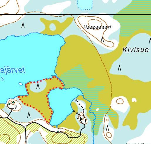 Taulukko 8. Kokonaisarvio Kivisuon pesimälintujen parimääristä kesän 2014 laskentojen perusteella. Kohdelajit lihavoitu.