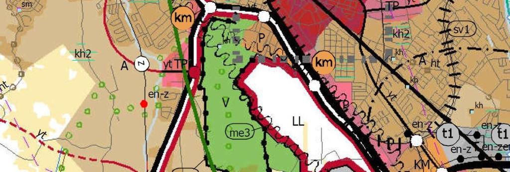 2011 vahvistamassa Satakunnan maakuntakaavassa suunnittelualue on työpaikka-aluetta (TP). Alueelle voidaan pääkäyttötarkoitusta muuttamatta suunnitella myös asumista.