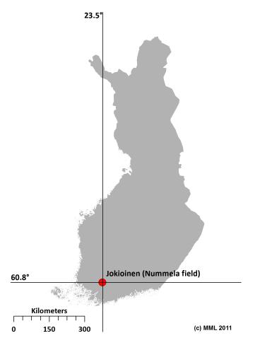 Alueella on tehty kuivatukseen liittyvää tutkimusta 1950-luvulta alkaen, jolloin pellolle asennettiin salaojitus, jonka ojavälit olivat 16 ja 32 m.