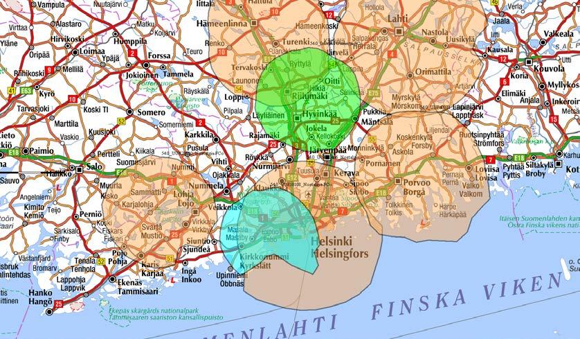 Lohja-Espoo/Hki-Hausjärvi 105,5 ja 105,6 MHz optimoinnit (2/3) (Muutokset näkyvät em. taajuuslistauksissa) Muutos TK12 (nyk.